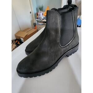 Thursday Boot Company Legend Chelsea Leather Boots Matte‎ Black Womens Sz 10.5